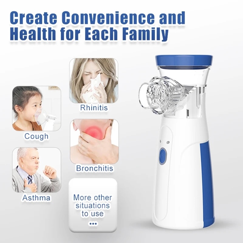 Portable Rechargeable Nebulizer Machine Asthma Inhaler 0.5L - Image 2