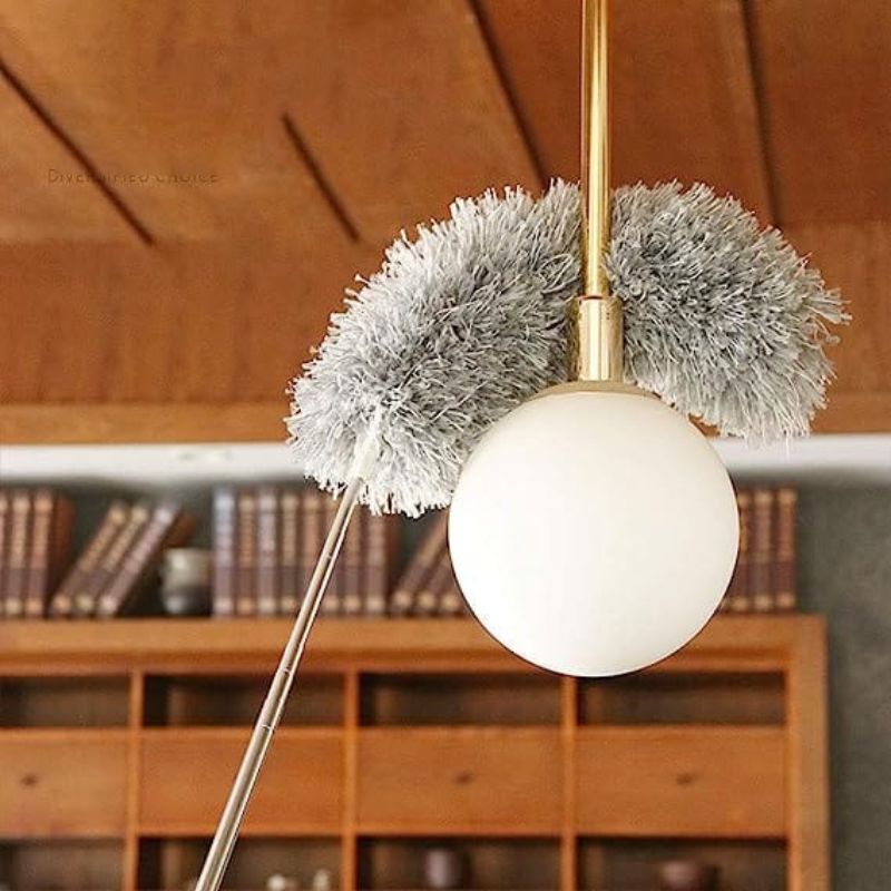 Extendable Microfiber Duster with Telescopic Handle | Long Reach, Bendable Head & Washable Cleaner - Image 2