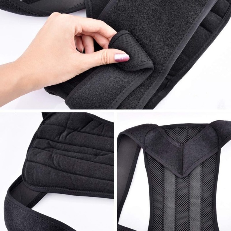 Back Pain Relief Posture Corrector Belt | Adjustable Support for Spine, Shoulder & Lumbar Alignment | Large - Image 4