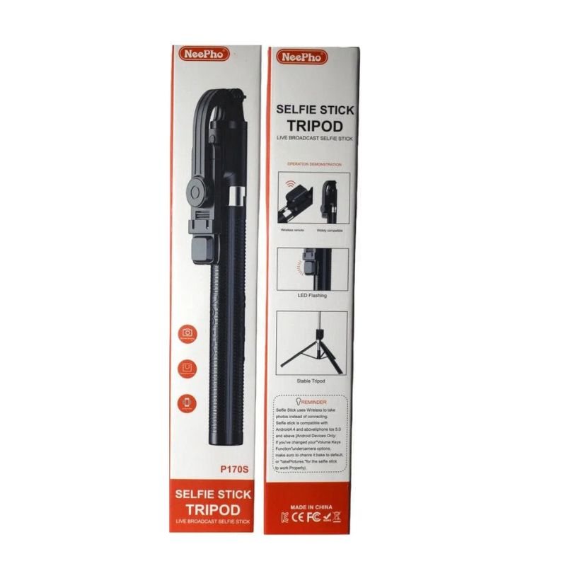 NeePho P170S Selfie Stick Tripod | Extendable , Bluetooth Remote Mount | Durable Metal Build & Lightweight Design - Image 6