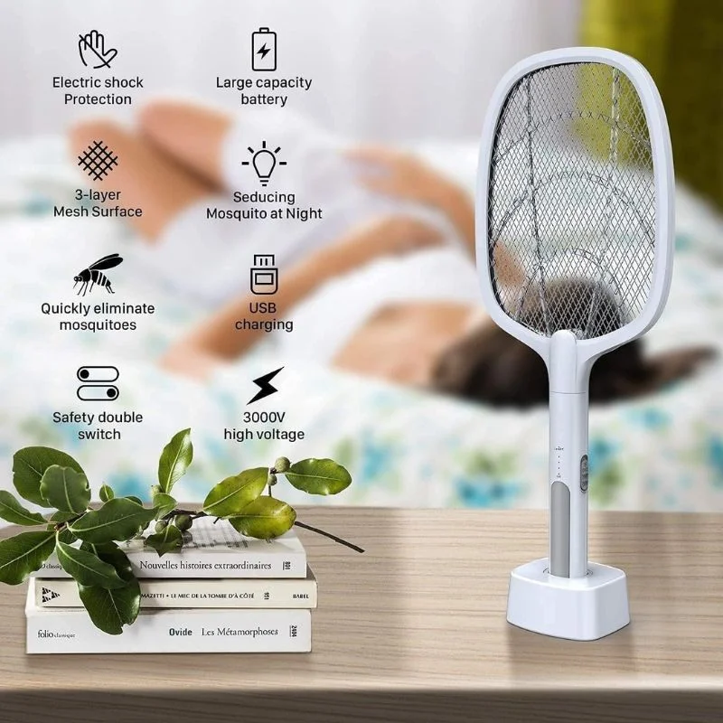Nova USB Rechargeable Mosquito Racket | ME-903 Model | Electric Insect Killer Swatter | For Indoor & Outdoor Use - Image 7
