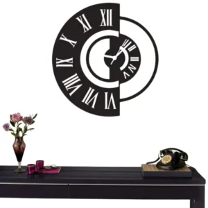 3D DIY Wooden Wall Clock | MDF Silent Quartz Wall Clock | Decorative Hanging Clock & Office