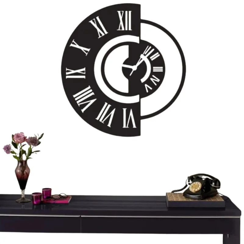 3D DIY Wooden Wall Clock | MDF Silent Quartz Wall Clock | Decorative Hanging Clock & Office