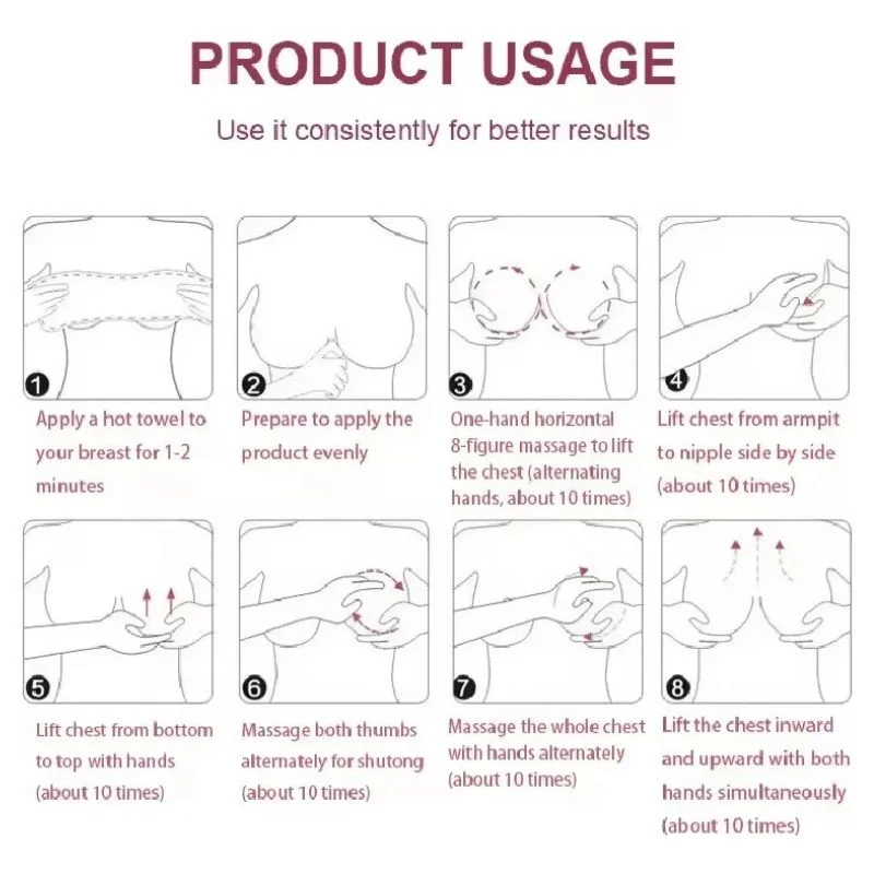 Daqan Breast Lifting Fast Cream | Firming, Tightening & Skin-Nourishing Herbal Formula - Image 6