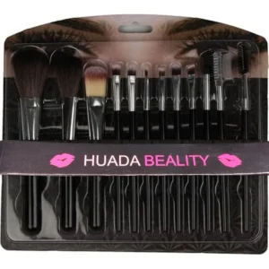 Huada Beauty Makeup Brush Set – 12-Piece Professional Makeup Tool Kit | Soft Synthetic Bristles