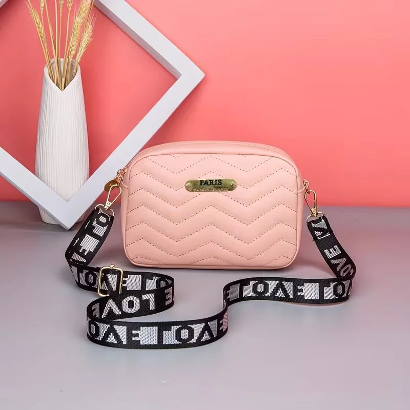 Pink Leather Handbag for Girls & Women | Stylish Shoulder & Crossbody Bag | Daily Use & Gift - Image 4