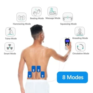 Digital Multifunctional Massager | Model BLD-610 | Multifunctional Electric Pulse Massager for Pain Relief, Muscle Relaxation & Body Massage