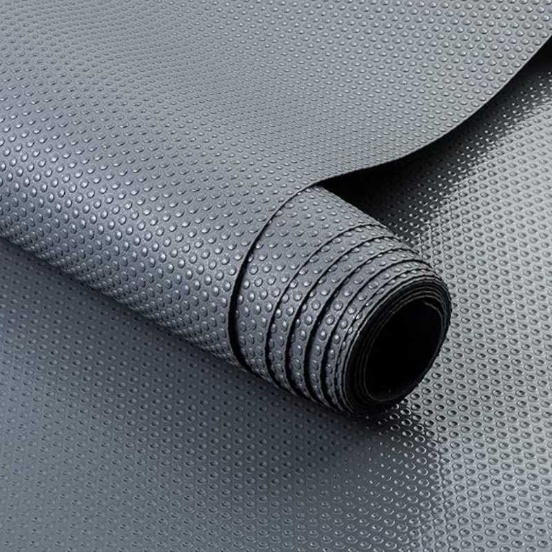 Anti-Slip Fridge & Shelf Mat | Waterproof Washable Liner Drawers Cabinets | Dark Grey
