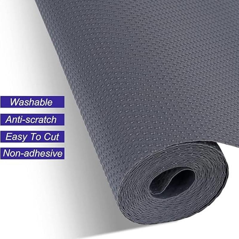 Anti-Slip Fridge & Shelf Mat | Waterproof Washable Liner Drawers Cabinets | Dark Grey - Image 4