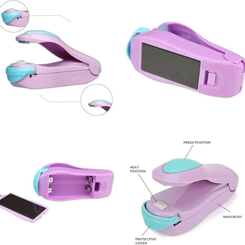 Portable Mini Heat Sealing Machine | Snack Bag Sealer | Handheld Resealer - Image 2