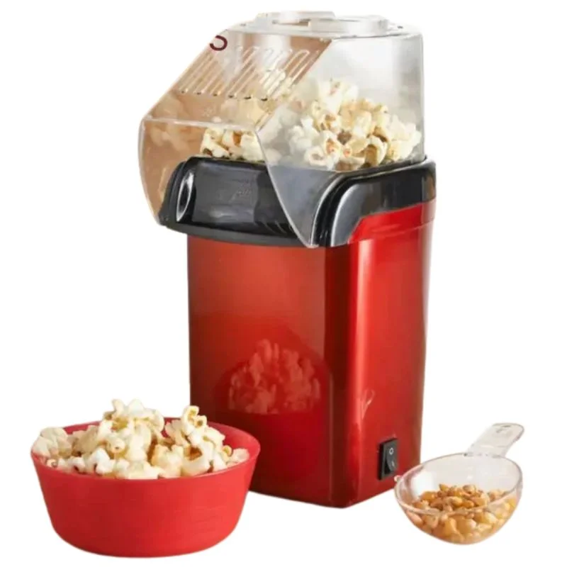 Oil Free Mini Popcorn Maker | Hot Air Popcorn Machine | Electric Popcorn Popper & Kids | 1200W - Image 4