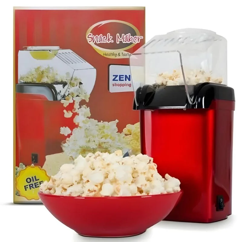 Oil Free Mini Popcorn Maker | Hot Air Popcorn Machine | Electric Popcorn Popper & Kids | 1200W - Image 7