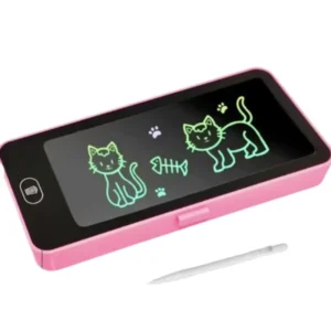 LCD Drawing Pen Case for Kids | Writing Tablet Pencil Box with Screen Lock & One-Key Erase