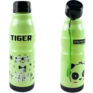 Kids Water Bottle 650ml | Cute Minions Panda Rabbit Design | Leak-Proof BPA Free