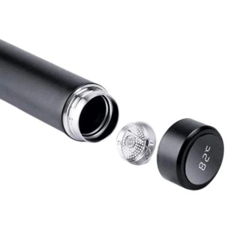 LED Temperature Display Water Bottle Stars Design | Smart Stainless Steel Vacuum 500ml Flask