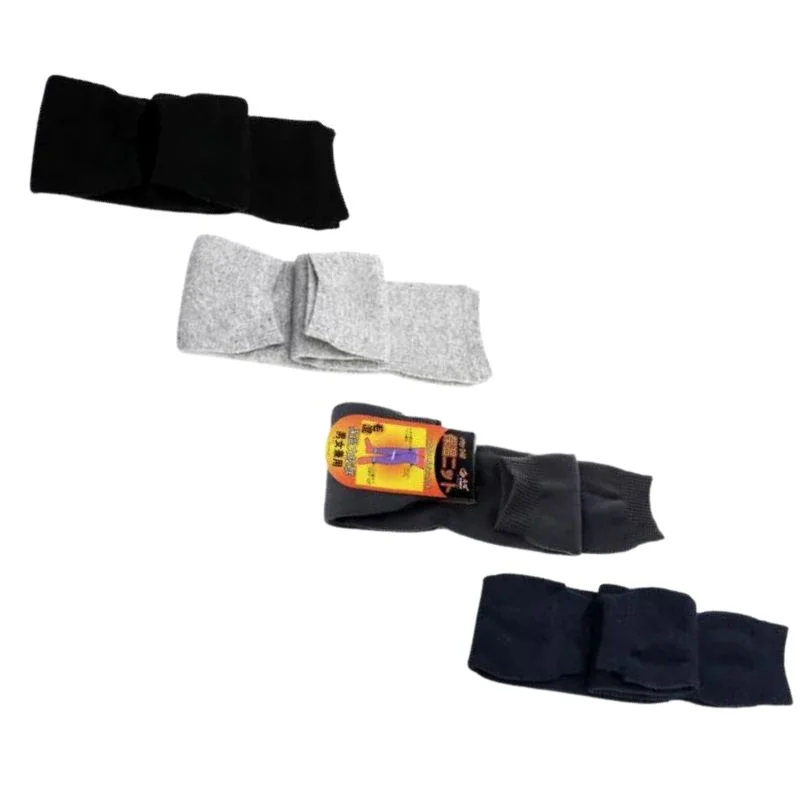 Unisex Wool Knee Warmers Pair | Warm Elastic Fit, Plain design | Winter Wear for Men & Women - Image 2