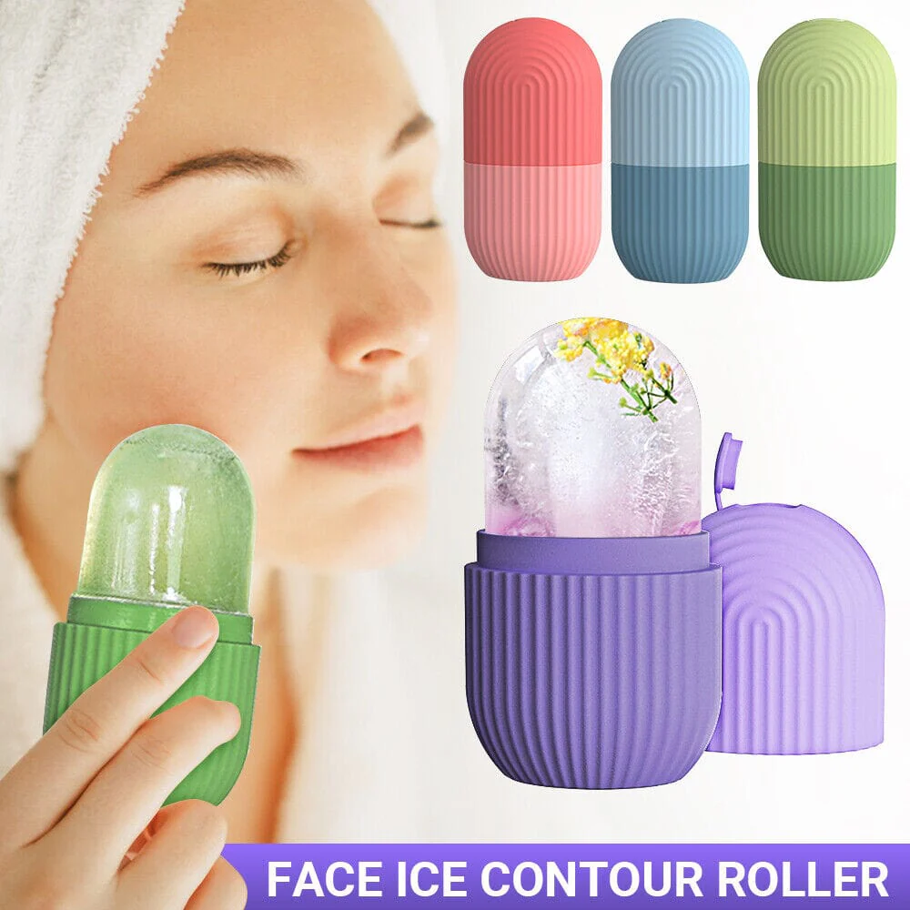 Reusable Facial Ice Roller for Face & Body | Shrinks Pores, Soothes Skin & Enhances Glow