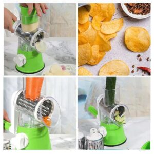 Tabletop Drum Grater Manual Vegetable Cutter Slicer and Grater