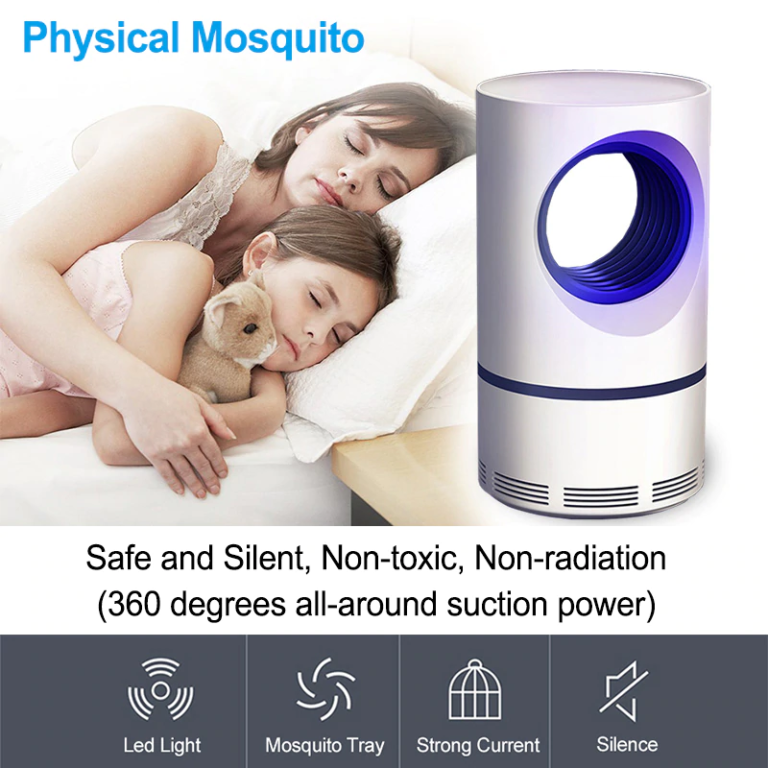 Portable USB Mosquito Killer Lamp | Safe, Silent & Chemical-Free Insect Trap & Travel - Image 6