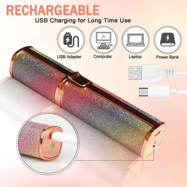 Flawless 2-in-1 Eyebrow Trimmer | Rechargeable Hair Remover - Image 3