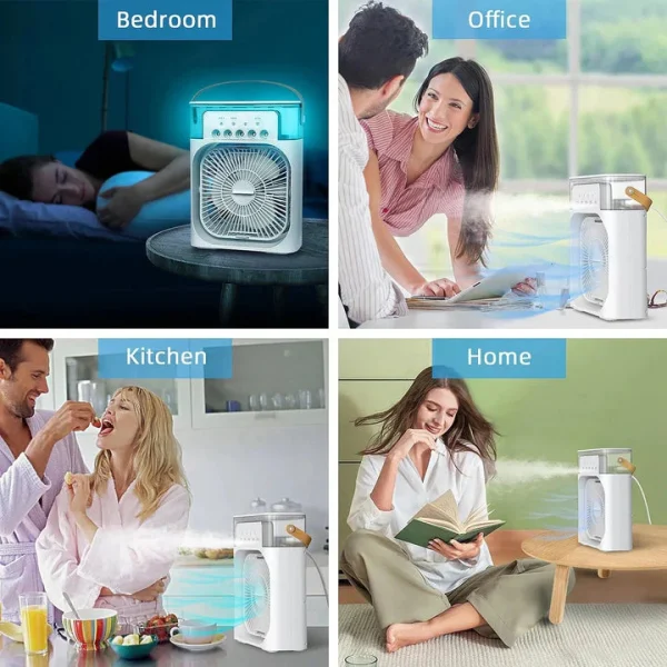 9 Inch Mist Fan | Portable Air Conditioner Fan | Mist Water, And Humidifier Function - Image 2