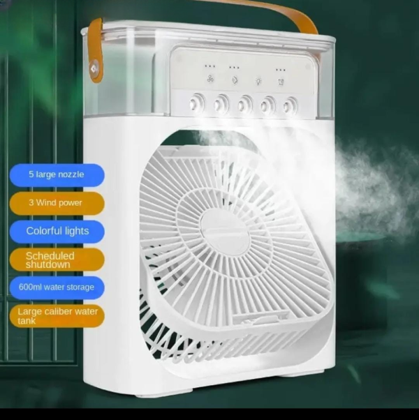 9 Inch Mist Fan | Portable Air Conditioner Fan | Mist Water, And Humidifier Function