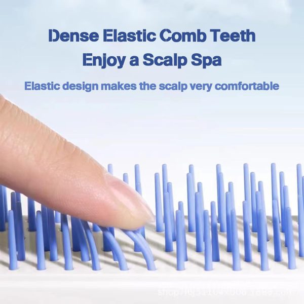 Self-Cleaning Hair Brush & Telescopic Comb | Detangling Brush with One-Pull Cleaning Mechanism - Image 4